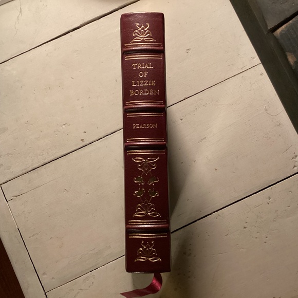 THE TRIAL OF LIZZIE BORDEN - Special Edition Leather Hardcover 1989 Gilt Edges - Picture 2 of 7
